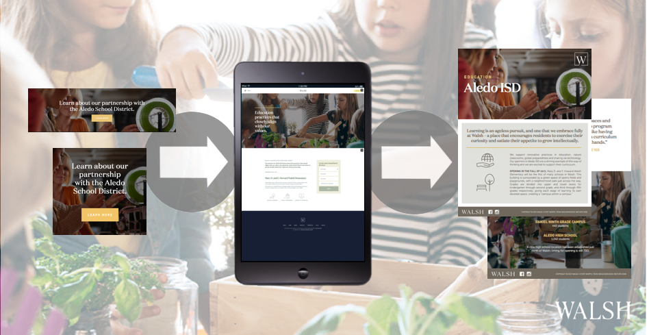 Landing page example from Walsh development- Neon Ambition