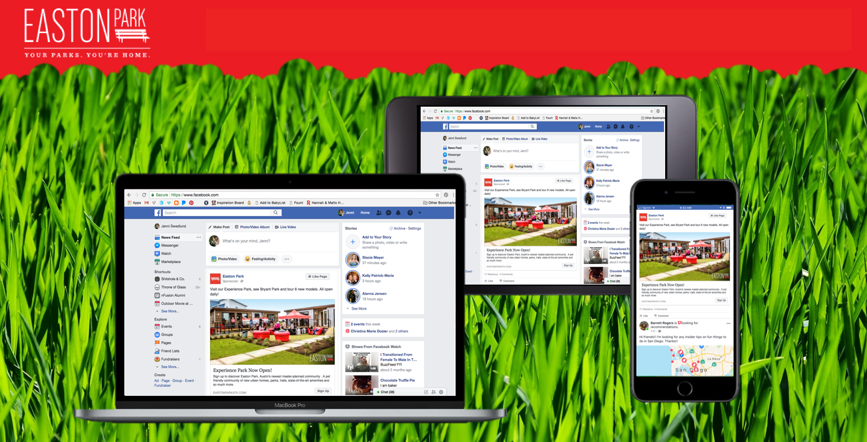 Easton Park Social Media